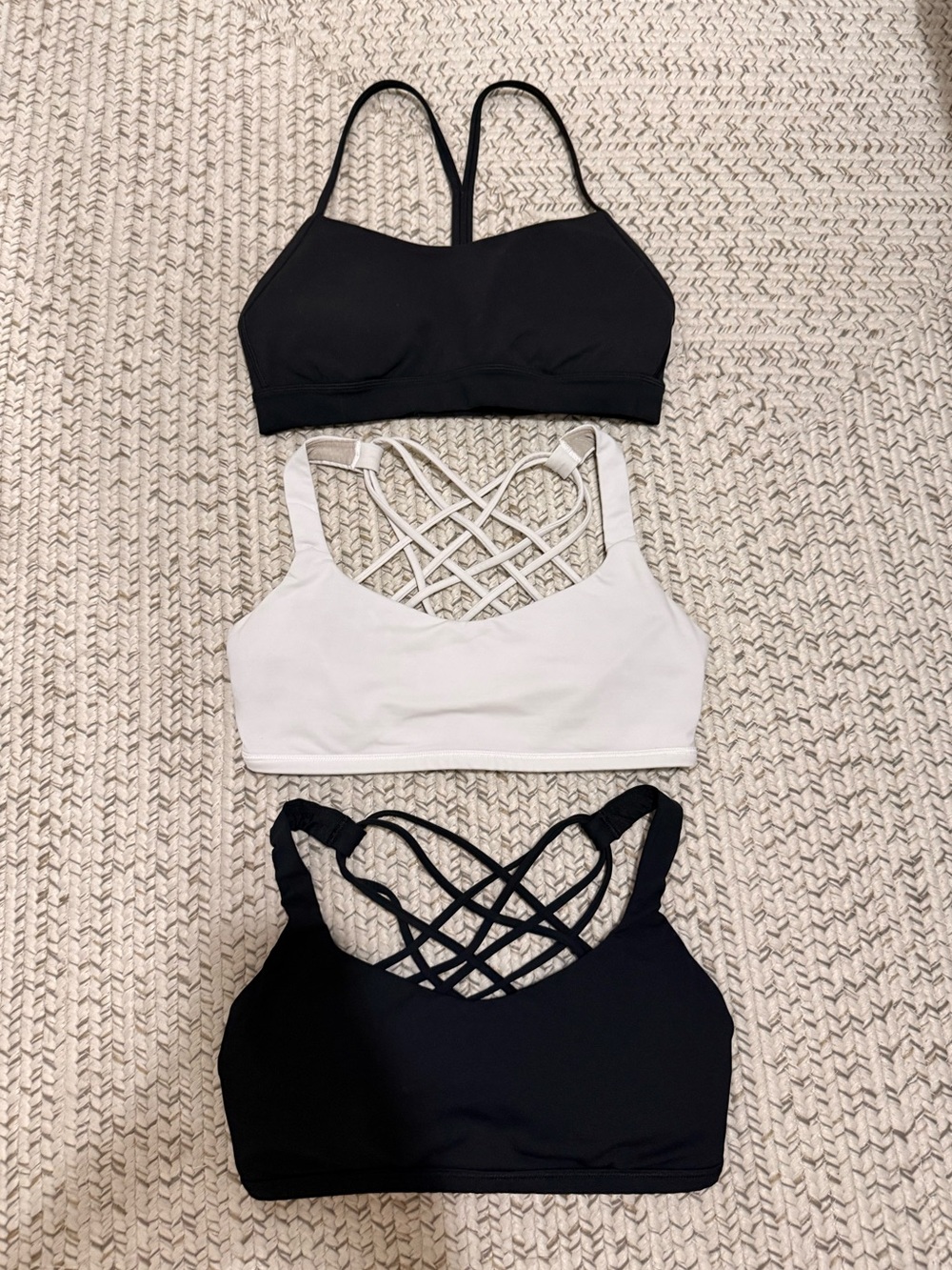 Lululemon Bundle 3 Piece Flow Y Bra Nulu + 2 Free to Be Wild Bras
